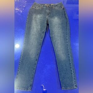 Seven7 High Rise Tapered Skinny Jeans Vintage Wash | Premium Cotton Denim Sz4